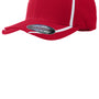 Sport-Tek Mens Moisture Wicking Stretch Fit Hat - True Red/White