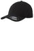 Sport-Tek STC17 Mens Moisture Wicking Stretch Fit Hat Black Front