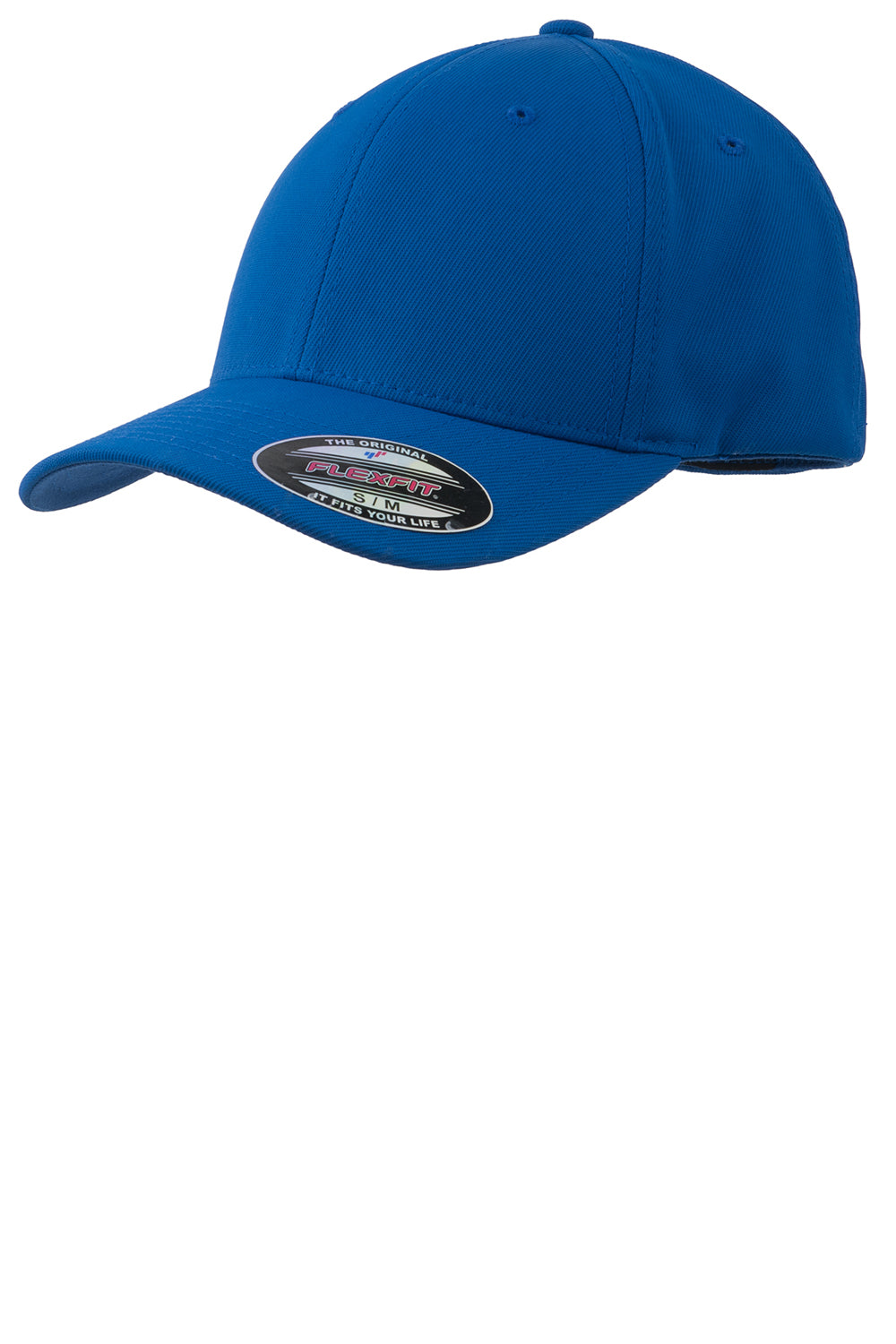 Sport-Tek STC17 Mens Moisture Wicking Stretch Fit Hat Royal Blue Front