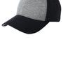 Sport-Tek Mens Adjustable Hat - Heather Vintage Grey/Black
