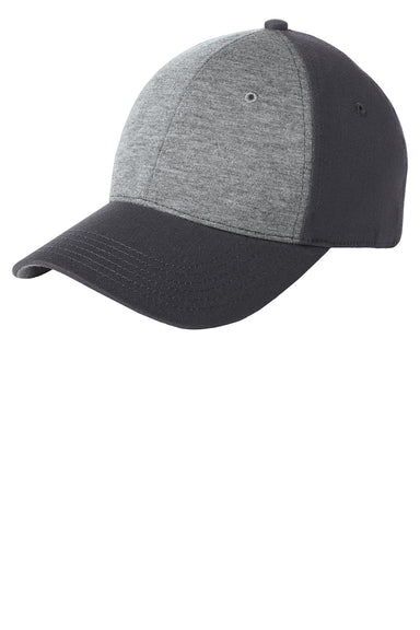 Sport-Tek STC18 Mens Adjustable Hat Heather Vintage Grey/Iron Grey Front