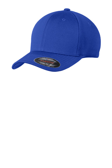 Sport-Tek STC22 Mens Cool & Dry Moisture Wicking Stretch Fit Hat Royal Blue Front