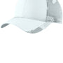 Sport-Tek Mens CamoHex Moisture Wicking Adjustable Hat - White