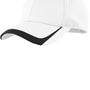 Sport-Tek Mens Moisture Wicking Adjustable Hat - White/Black