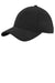 Sport-Tek STC26 Mens Moisture Wicking Adjustable Hat Black Front