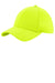 Sport-Tek STC26 Mens Moisture Wicking Adjustable Hat Neon Yellow Front