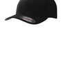 Sport-Tek Mens Moisture Wicking Stretch Fit Hat - Black