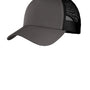 Sport-Tek Mens Adjustable Trucker Hat - Iron Grey/Black