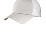 Sport-Tek Mens Adjustable Trucker Hat - Silver Grey/White