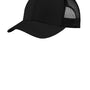 Sport-Tek Mens Adjustable Trucker Hat - Black