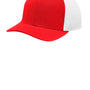 Sport-Tek Mens Stretch Fit Hat - True Red/White