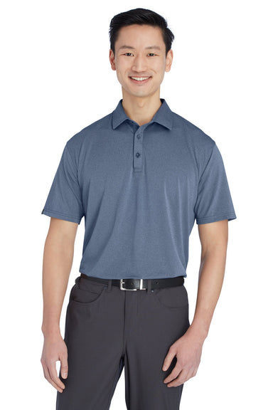 Swannies Golf SW1000 Mens Parker Short Sleeve Polo Shirt Navy Blue Front
