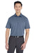 Swannies Golf SW1000 Mens Parker Short Sleeve Polo Shirt Navy Blue Front