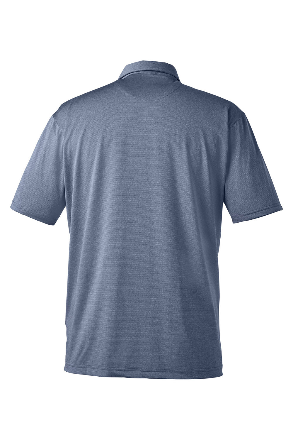 Swannies Golf SW1000 Mens Parker Short Sleeve Polo Shirt Navy Blue Flat Back