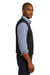 Port Authority SW286 Mens V-Neck Sweater Vest Black Side