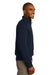Port Authority SW290 Mens Long Sleeve 1/4 Zip Sweater Navy Blue Side