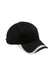Big Accessories SWTB Mens Sport Wave Adjustable Hat Black Front