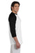 Champion T1397 Mens 3/4 Sleeve Crewneck T-Shirt White/Black Side