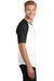 Sport-Tek T201 Mens Short Sleeve Crewneck T-Shirt White/Black Side