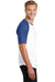 Sport-Tek T201 Mens Short Sleeve Crewneck T-Shirt White/Royal Blue Side