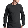 Champion Mens Heritage Long Sleeve Crewneck T-Shirt - Black