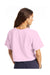 Champion T453W Womens Heritage Cropped Short Sleeve Crewneck T-Shirt Candy Pink Back