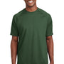 Sport-Tek Mens Dry Zone Moisture Wicking Short Sleeve Crewneck T-Shirt - Forest Green - Closeout