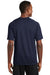 Sport-Tek T473 Mens Dry Zone Moisture Wicking Short Sleeve Crewneck T-Shirt Navy Blue Back