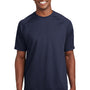 Sport-Tek Mens Dry Zone Moisture Wicking Short Sleeve Crewneck T-Shirt - True Navy Blue