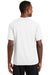 Sport-Tek T473 Mens Dry Zone Moisture Wicking Short Sleeve Crewneck T-Shirt White Back