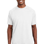Sport-Tek Mens Dry Zone Moisture Wicking Short Sleeve Crewneck T-Shirt - White