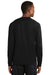 Sport-Tek T473LS Mens Dry Zone Moisture Wicking Long Sleeve Crewneck T-Shirt Black Back