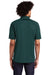 Sport-Tek T474 Mens Dri-Mesh Moisture Wicking Short Sleeve Polo Shirt Forest Green Back