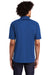 Sport-Tek T474 Mens Dri-Mesh Moisture Wicking Short Sleeve Polo Shirt Royal Blue Back