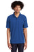 Sport-Tek T474 Mens Dri-Mesh Moisture Wicking Short Sleeve Polo Shirt Royal Blue Front