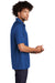 Sport-Tek T474 Mens Dri-Mesh Moisture Wicking Short Sleeve Polo Shirt Royal Blue Side