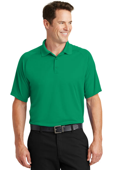 Sport-Tek T475 Mens Dry Zone Moisture Wicking Short Sleeve Polo Shirt Kelly Green Front