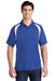 Sport-Tek T476 Mens Dry Zone Moisture Wicking Short Sleeve Polo Shirt Royal Blue Front