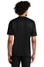 Sport-Tek T478 Mens Dry Zone Moisture Wicking Short Sleeve Crewneck T-Shirt Black Back