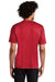 Sport-Tek T478 Mens Dry Zone Moisture Wicking Short Sleeve Crewneck T-Shirt Red Back