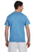 Champion T525C Short Sleeve Crewneck T-Shirt Light Blue Back