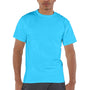 Champion Mens Short Sleeve Crewneck T-Shirt - Lagoon Blue