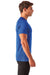 TriDri TD011 Mens Panelled Tech Moisture Wicking Short Sleeve Crewneck T-Shirt Royal Blue Side