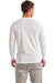 TriDri TD050 Mens Panelled Tech Moisture Wicking Long Sleeve Crewneck T-Shirt White Back