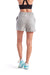 TriDri TD062 Womens Maria Jogger Shorts w/ Pockets Heather Grey Back
