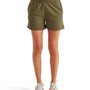 TriDri Womens Maria Jogger Shorts w/ Pockets - Olive Green