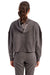 TriDri TD077 Womens Alice 1/4 Zip Hooded Sweatshirt Hoodie Charcoal Grey Back