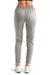 TriDri TD499 Womens Moisture Wicking Jogger Sweatpants w/ Pockets Grey Melange Back