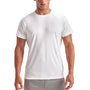 TriDri Mens Moisture Wicking Short Sleeve Crewneck T-Shirt - White