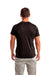 TriDri TD501 Mens Moisture Wicking Short Sleeve Crewneck T-Shirt Black Back